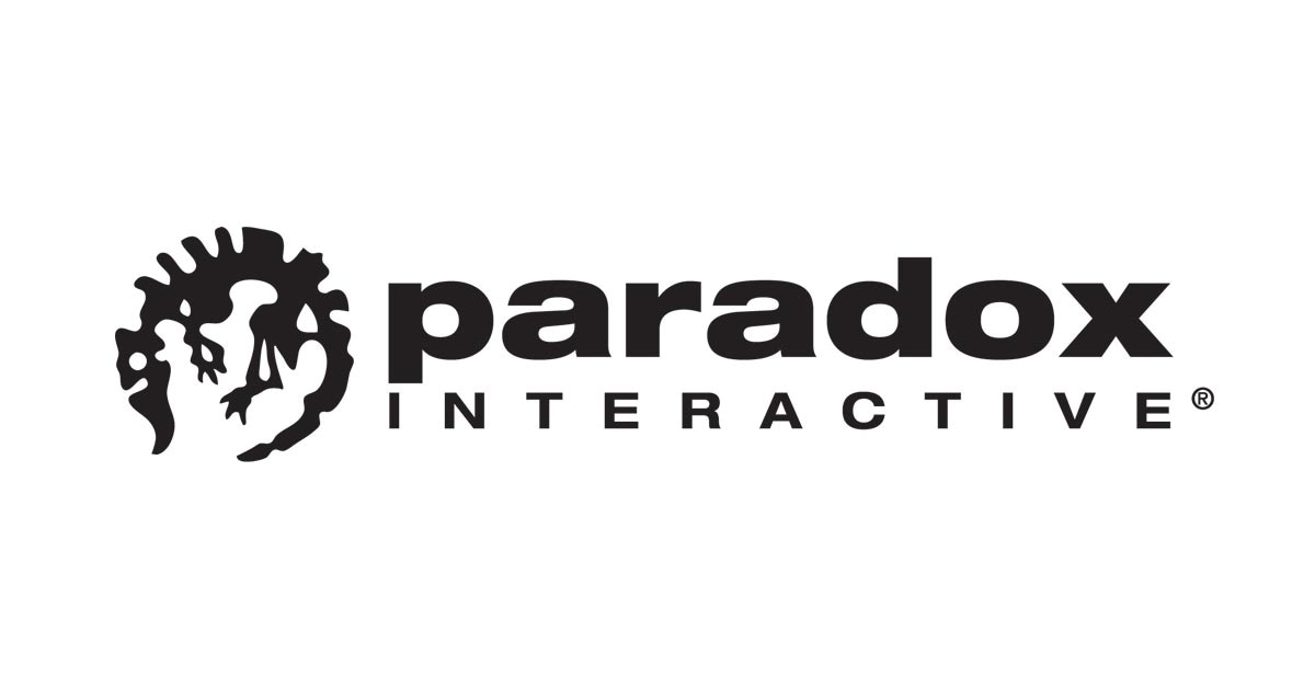 Paradox Interactive logo in black and white.