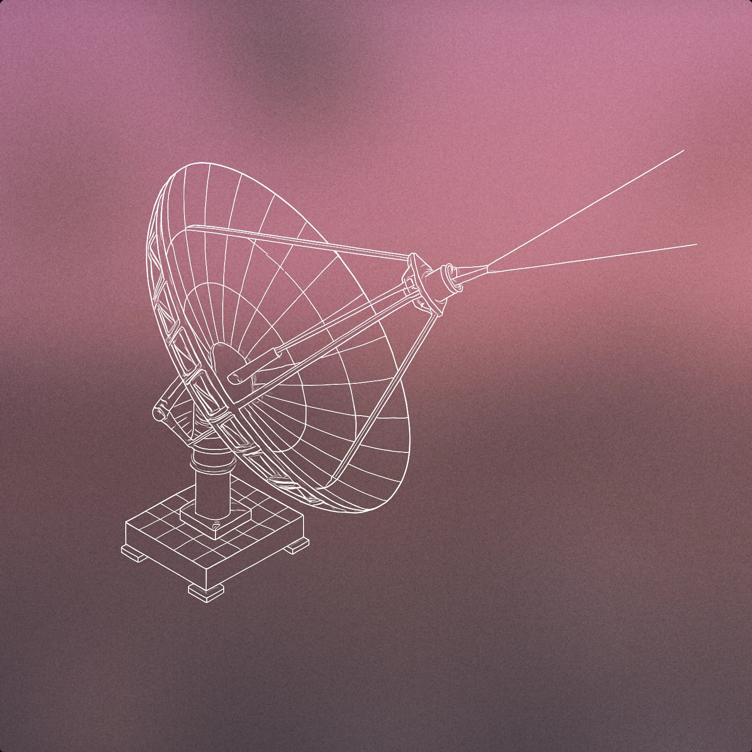 Cover of parabolic dish emitting a focused beam for Laser sound effects