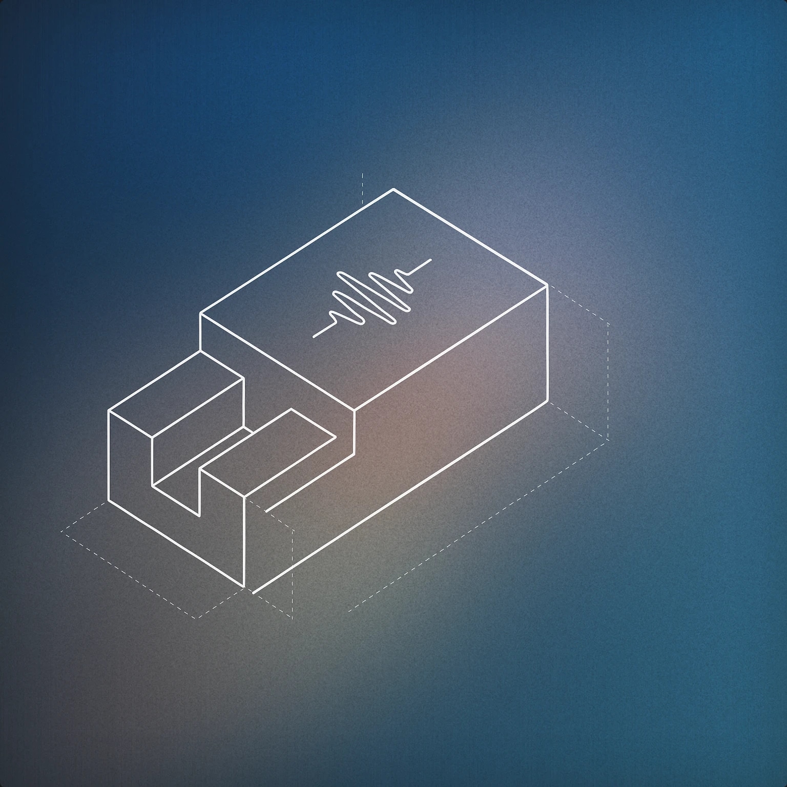 Cover of a piano key with a subtle soundwave engraving on its surface for Key sound effects