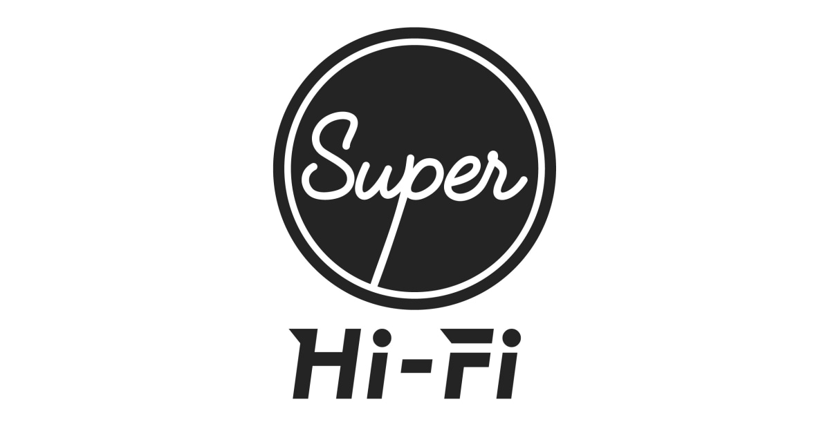 Super Hi-Fi logo with the words "Super" inside a circle and "Hi-Fi" below.