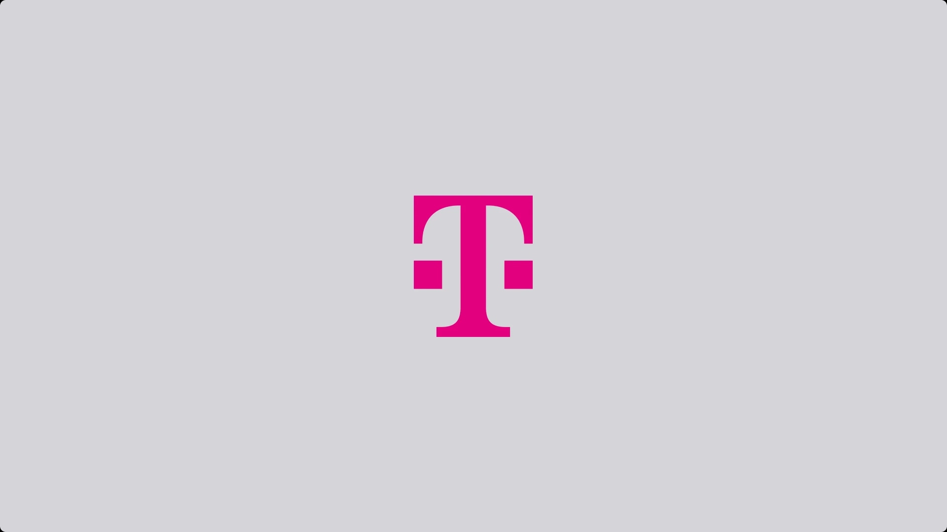 T-Mobile logo on a light gray background.